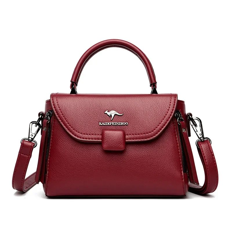 حقيبة نسائية متقاطعة للجسم مصنوعة من الجلد الناعم،...