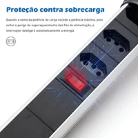 Brazil I plug adapter, Tower socket, switch socket, USB socket, wall socket, plug, USB socket, from Brazil 2
