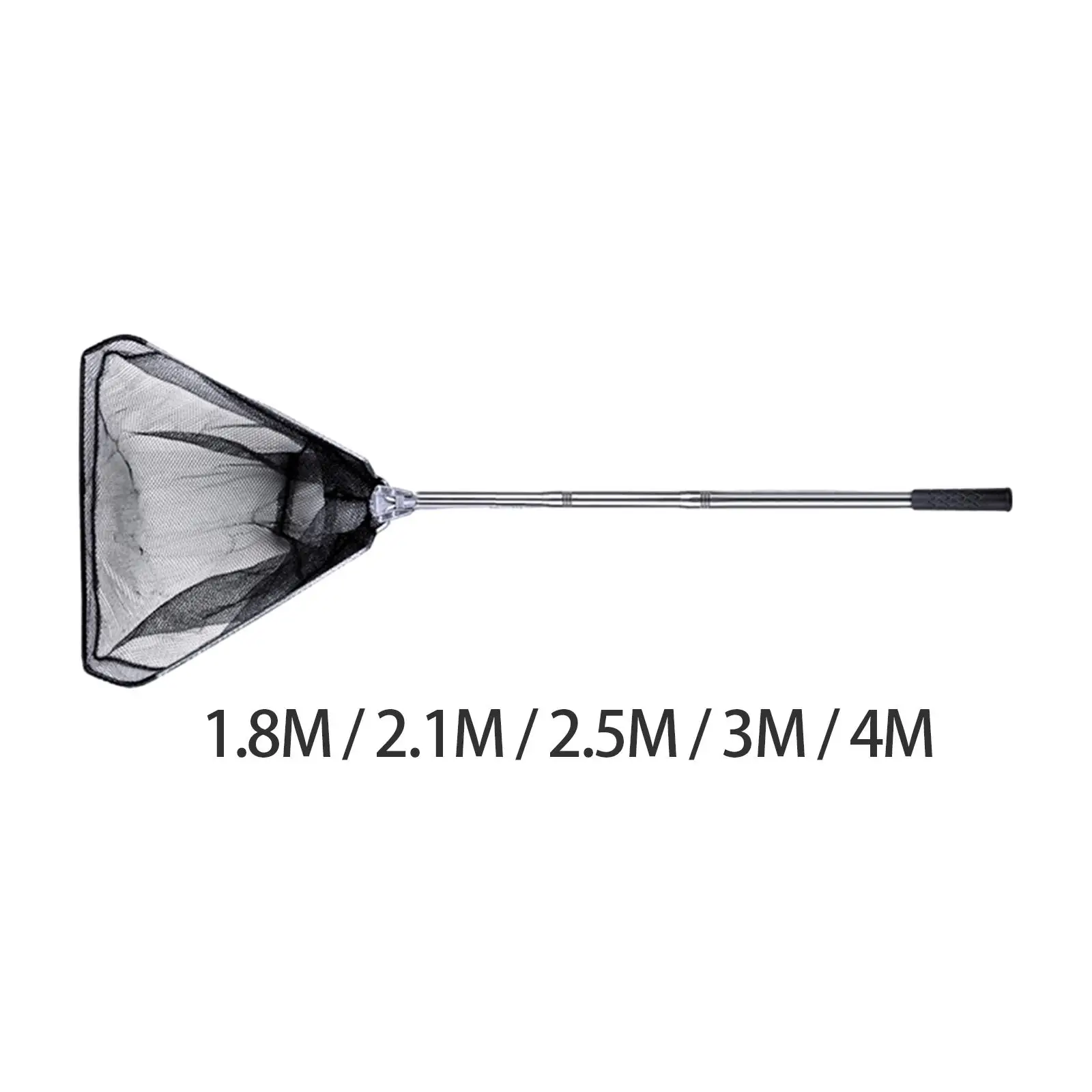 Portable Folding Fishing Landing Net Accessories Practical Stainless Steel Rod