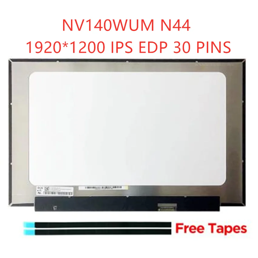 노트북 LCD 화면 디스플레이 매트릭스, 14 인치 NV140WUM N44 NV14..