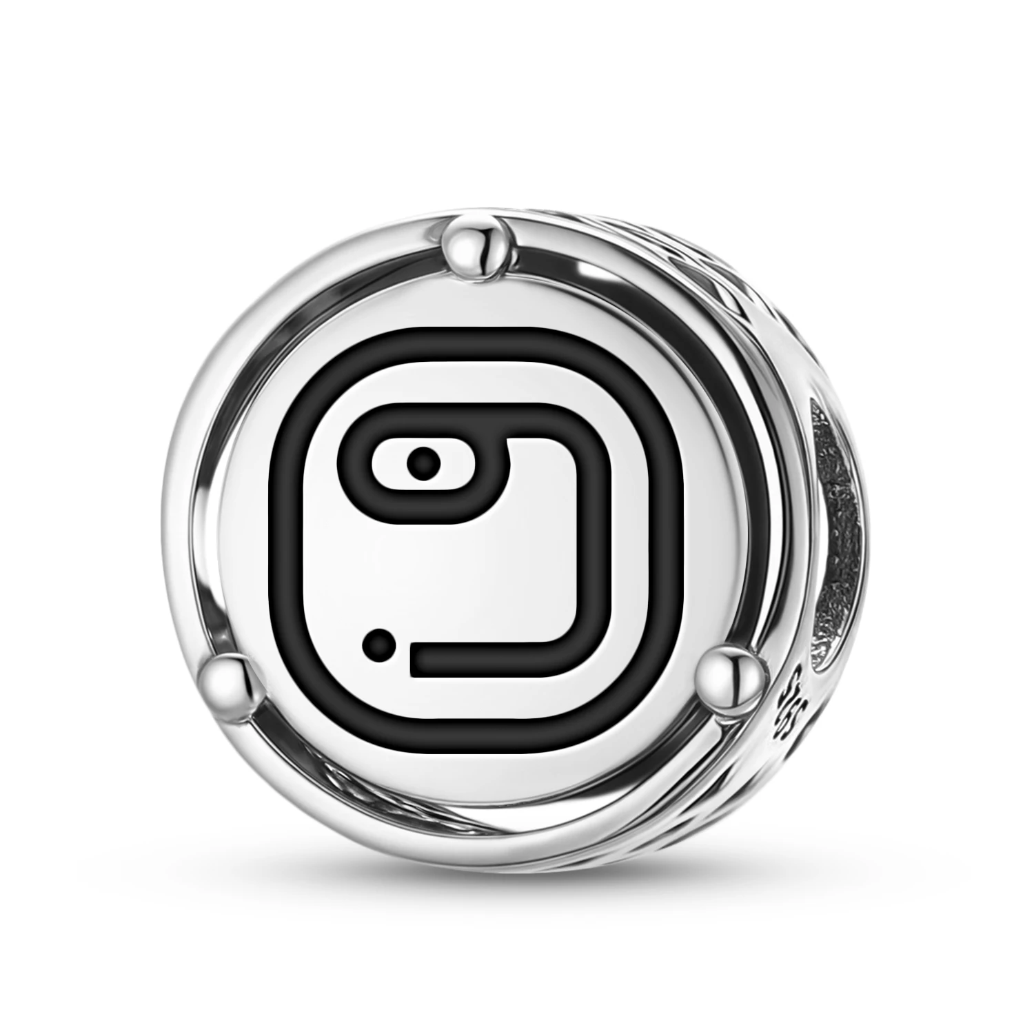 Maya Kawak Symbol-Charm aus 925er-Sterlingsilber, passend für Original-Armbänder, DIY-Schmuck, Zubehör, Familienperle