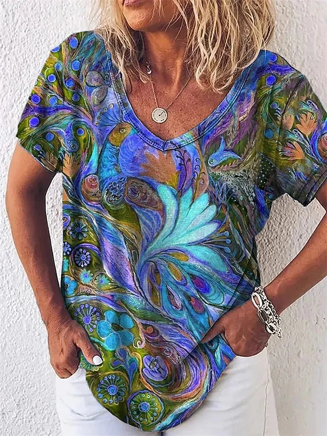 Elescat Vestido De Verano Para Mujer, Camiseta De Verano, Casual, Talla
