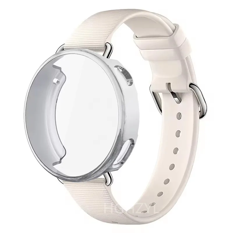 Enhanced Silicone Strap and TPU Case for 41mm Smart Watch - Sport Band and Full Cover Protection