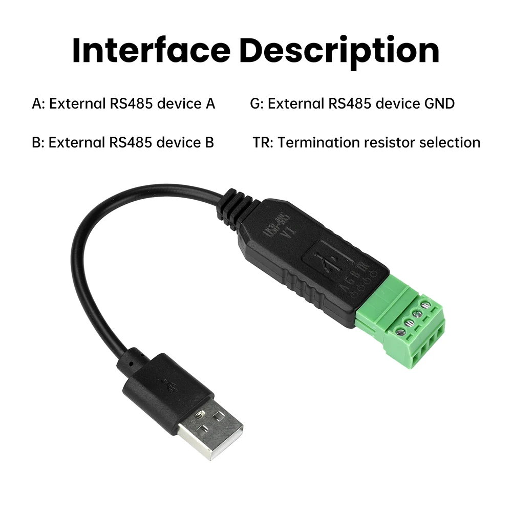 รูปสินค้า โมดูลแปลงสัญญาณ USB เป็น RS485 สำหรับระบบอัตโนมัติ