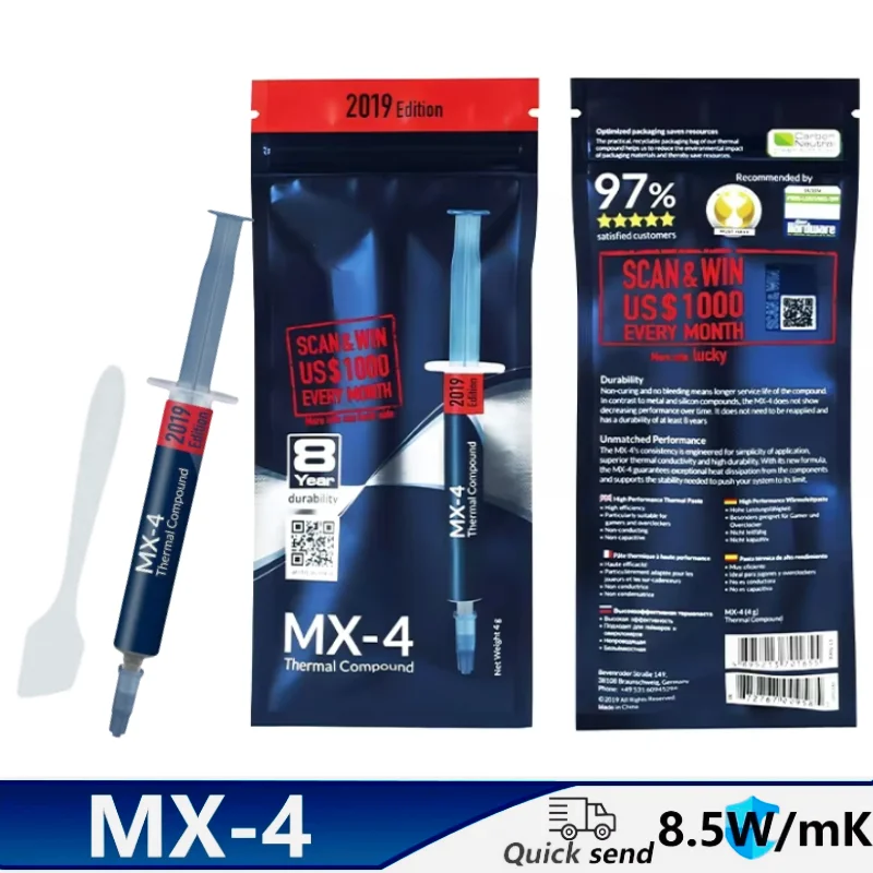 MX-4 8g/20g Thermal grease processor Thermal Compound Thermal paste CPU GPU Cooler Cooling Fan fluid Conductive Heatsink Plaster thermal paste thermal glue