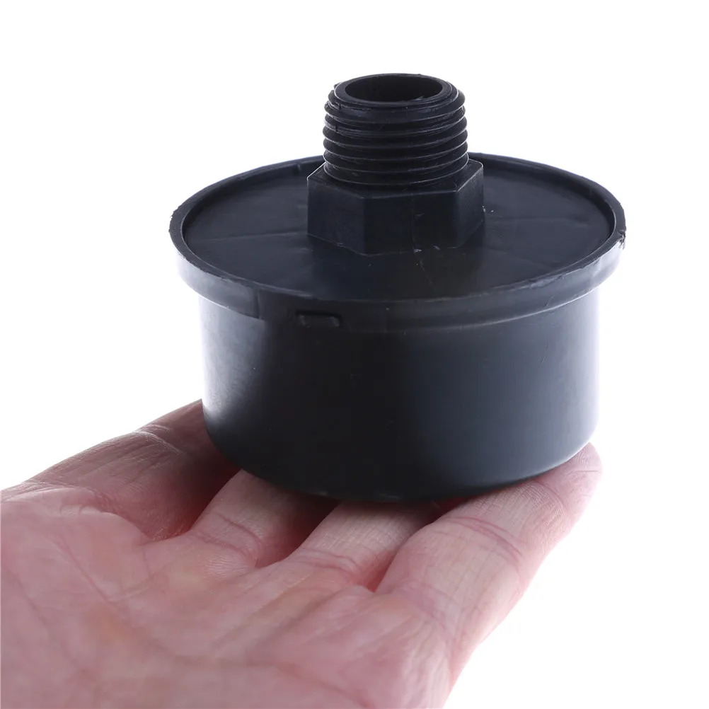 16mm Black Male Threaded Filter Silencer Mufflers for Air Compressor Intak YJ 