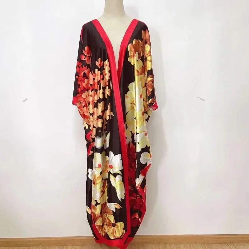 

One Piece Polyester African Coat For Women Dashiki New Style Dress African Clothes Fashion Africaine Femme Africa Clothing