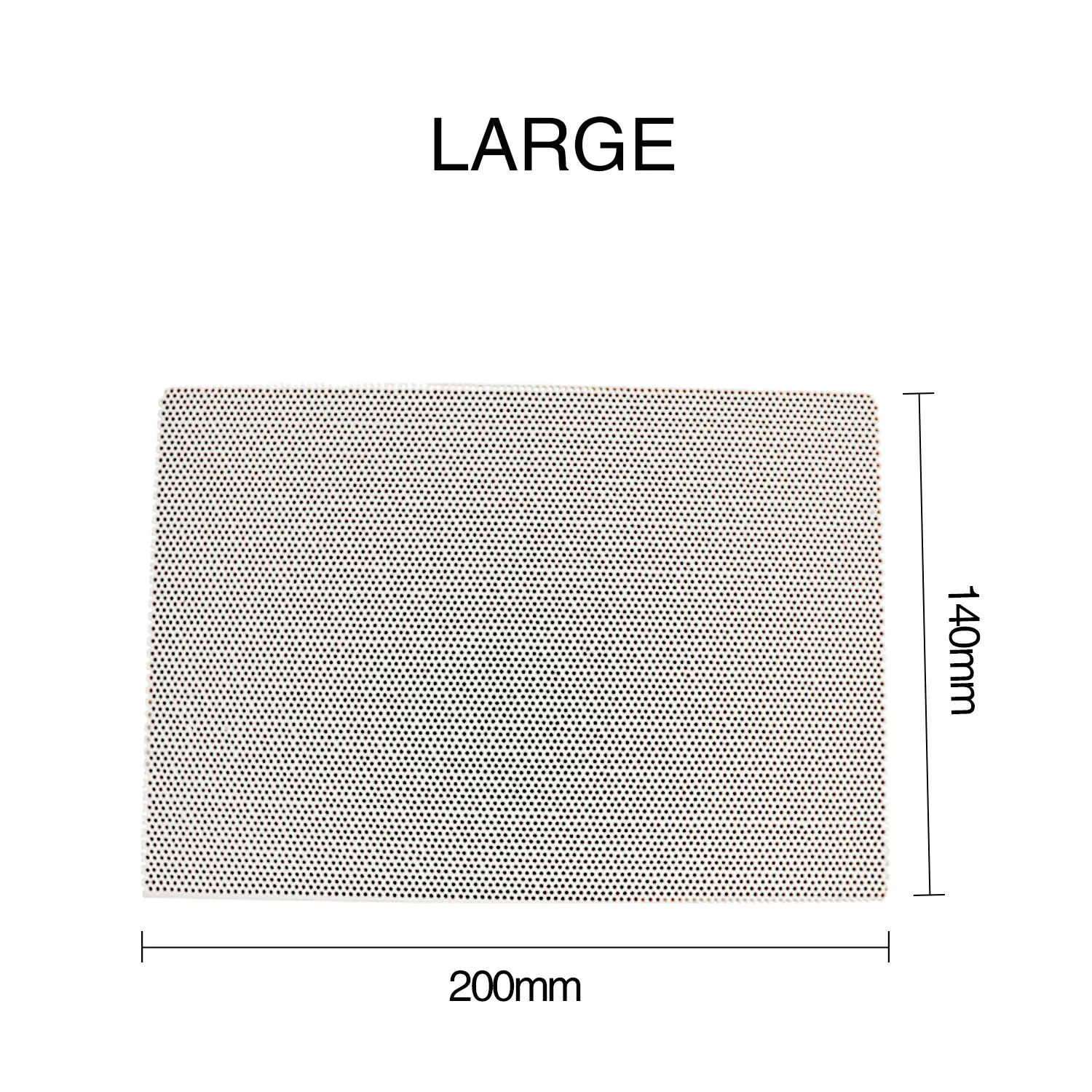 Ceramic Honeycomb Soldering Board - 135x50x14mm Heat-Resistant Block For Jewelry Making & Casting