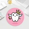 Wisdom Teeth Dentist ToothSmall Round Office Student Gaming Thickened Writing  Non-slip Cushion Mouse Pad for PC Computer Table 2