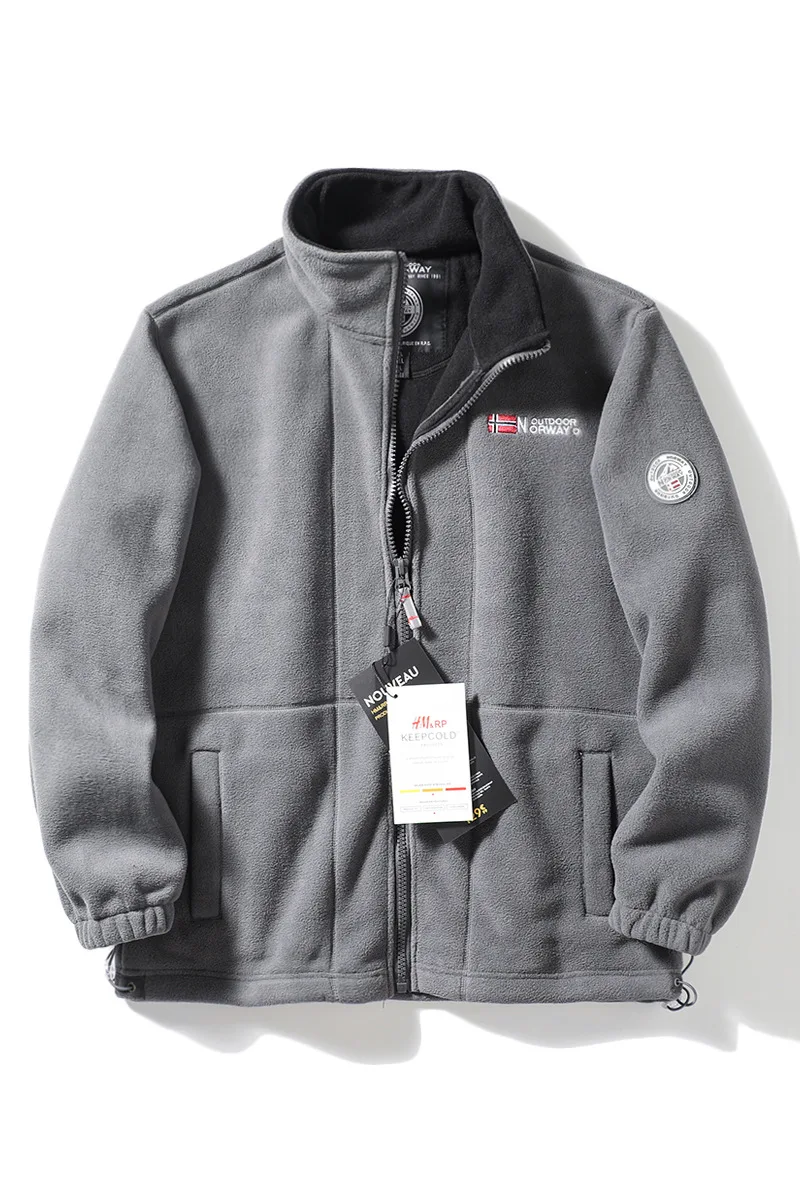Thicken Men's Fleece Jacket Pockets Polarpolis Polar Jacket