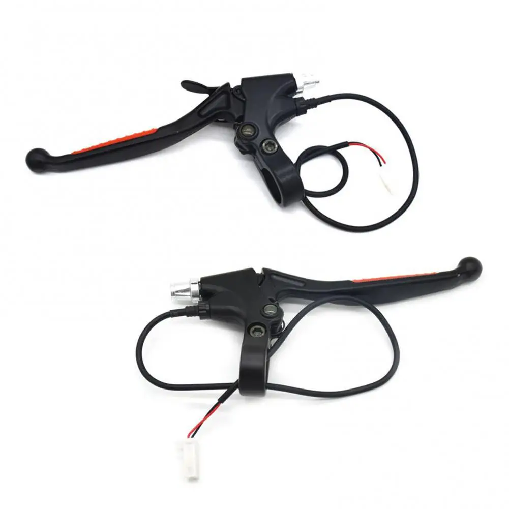 1 Pair Electric Bicycle Brake Levers Aluminum Alloy Mountain Bike Brake Handles Electric Bicycle Scooter Accessories