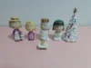 Resin Peanut Crafts for Holidays, Christmas Tree, Cartoon Ornaments, Pageant Nativity Figurines 3