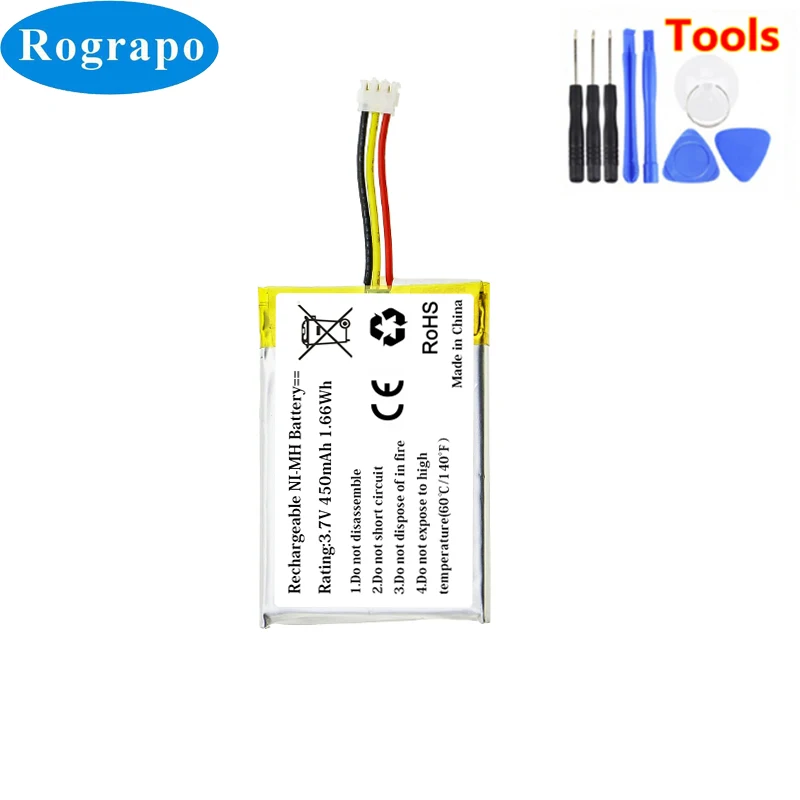 New 3.7V 450mAh Battery For Phonak ComPilot / ComPilot II Replacement