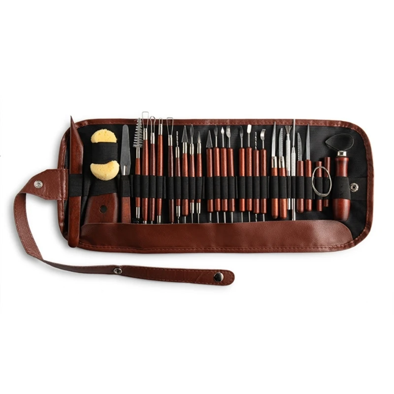 

30x/Set Pottery Sculpting Tool Clay Tool Clay Carving Tool Double-Ended Clay Modelings Tool for Sculpture Engraving DropShipping