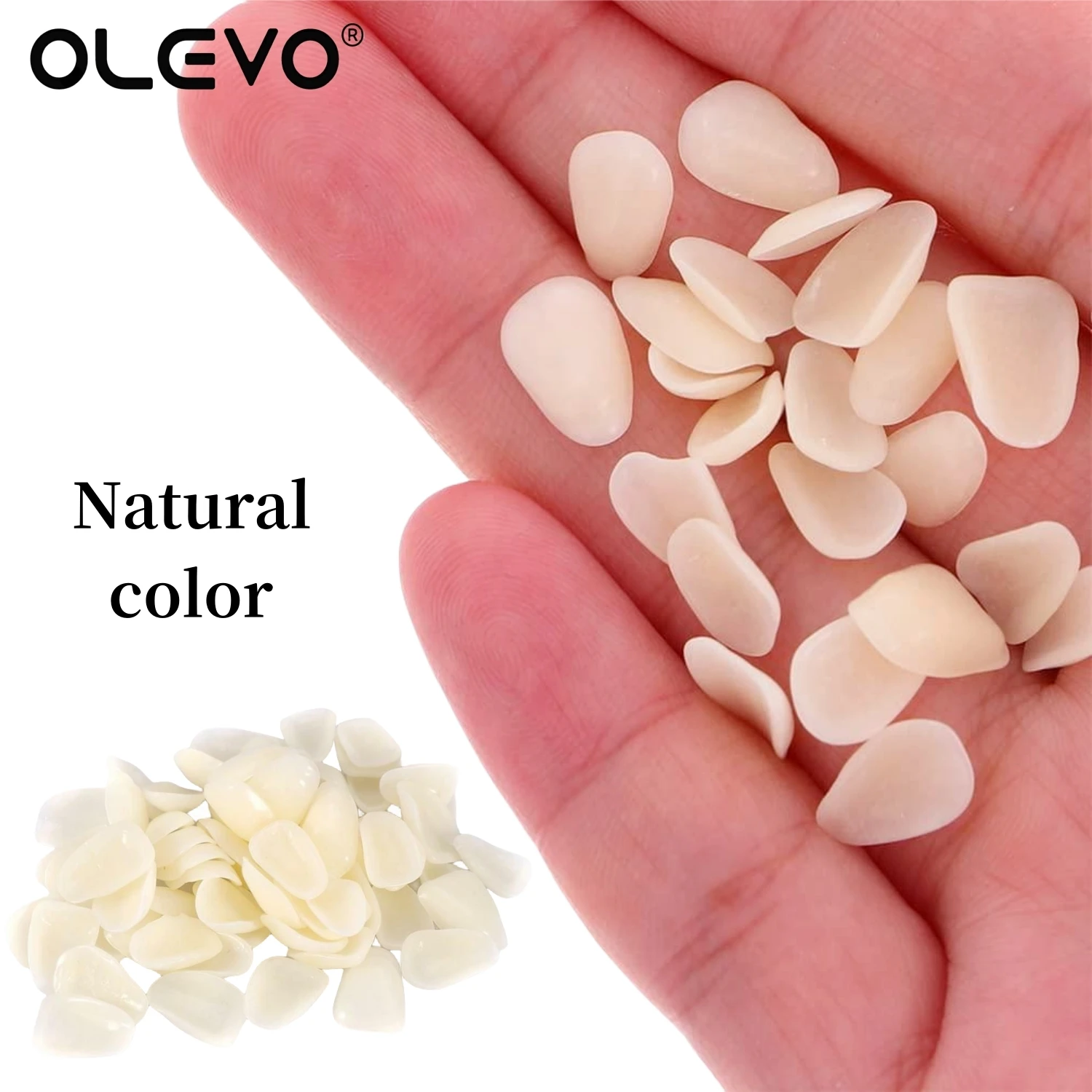 50Pcs Dental Temporary Crown Ultra-Thin Resin Teeth Veneers Whitening Porcelain Upper Anterior Tooth Repair Dentistry Oral Care