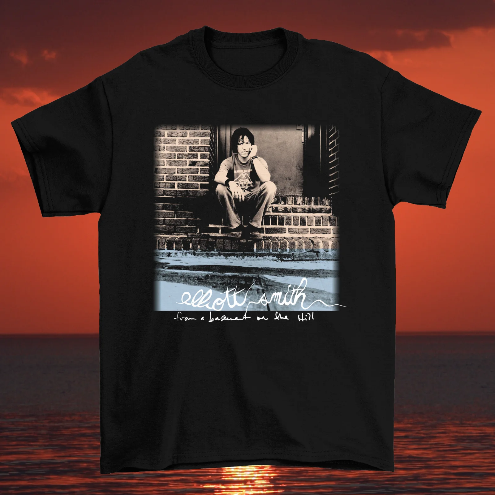 Retro Elliott Smith Twilight Shirt Manica Corta Nera Unisex S-234Xl Cc1979