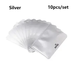 10-Pack RFID Blocking Credit Card Protector Sleeves (H)