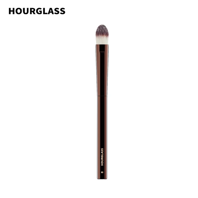 Hourglass Makeup Brush- No.8 Large Concealer Brush Soft Fiber Hair Cover up Flaws Fashion Design Single Face Brush