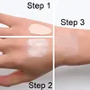 4 in 1 Foundation Liquid Hydrating Medium Full Coverage Concealer SPF 50+ Longwearing Waterproof Foundation Natural Face Makeup 4