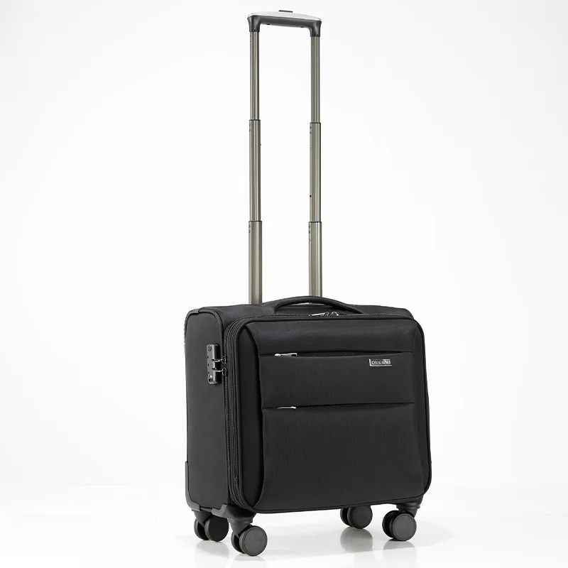 Compact Business Carry-on Suitcase With Silent Wheels Unisex_voghion.com