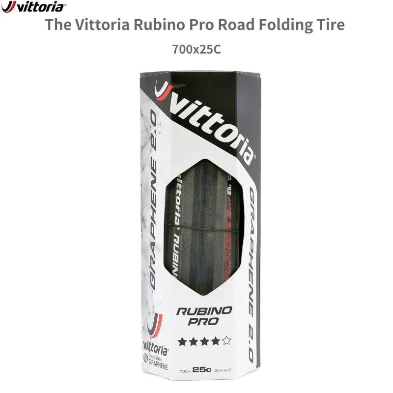 Vittoria Rubino Pro IV グラファイト レース 2.0 700x25/28C