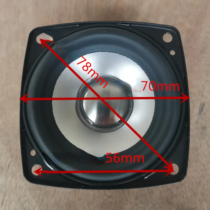 SOTAMIA 2Pcs 2.75 Inch Neodymium Full Range Speakers 4 Ohm 35W Sound Amplifier Speaker Aluminum Basin Home Theater Loudspeaker