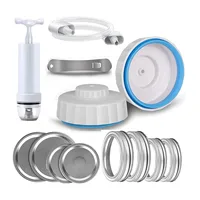 Mason Jar Vacuum Sealer,Vacuum Sealing Kits for Regular-Mouth and Wide-Mouth Mason Jars, Canning Sealer with Vacuum Pump 1