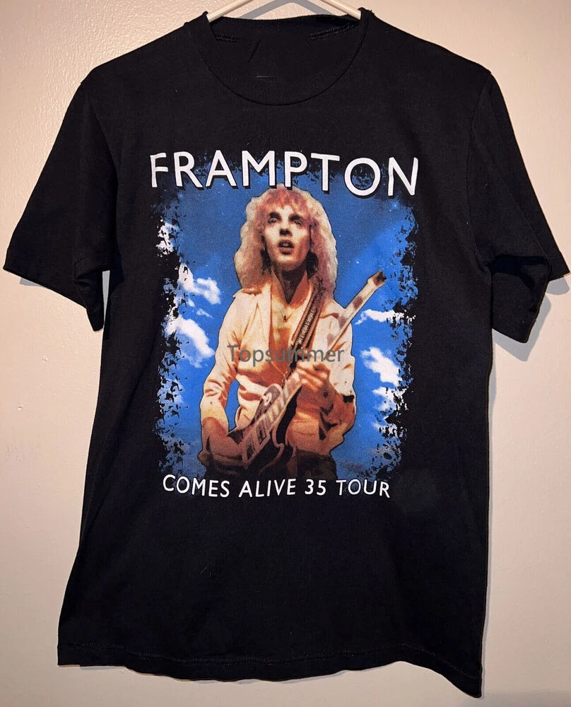 

Peter Frampton 2011 Alive Us Tour Short Sleeve Black All Size T-Shirt Fa914