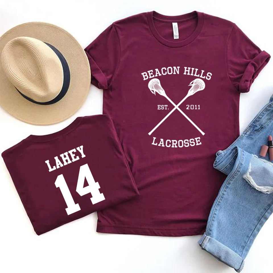 Teen Wolf Stiles Stilinski 24 McCall 11 T-shirt Women Men Beacon Hills Lacrosse Shirt Dylan Obrien Retro Teen Wolf Tv Show Tops 4