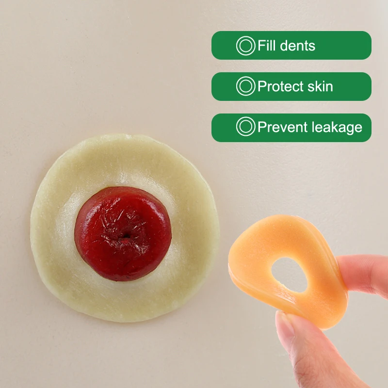 Anti-Leakage Ring 10Pcs For Colostomy Bag Ostomy Paste Ring Baseplates Stoma Care Products To Protect Skin
