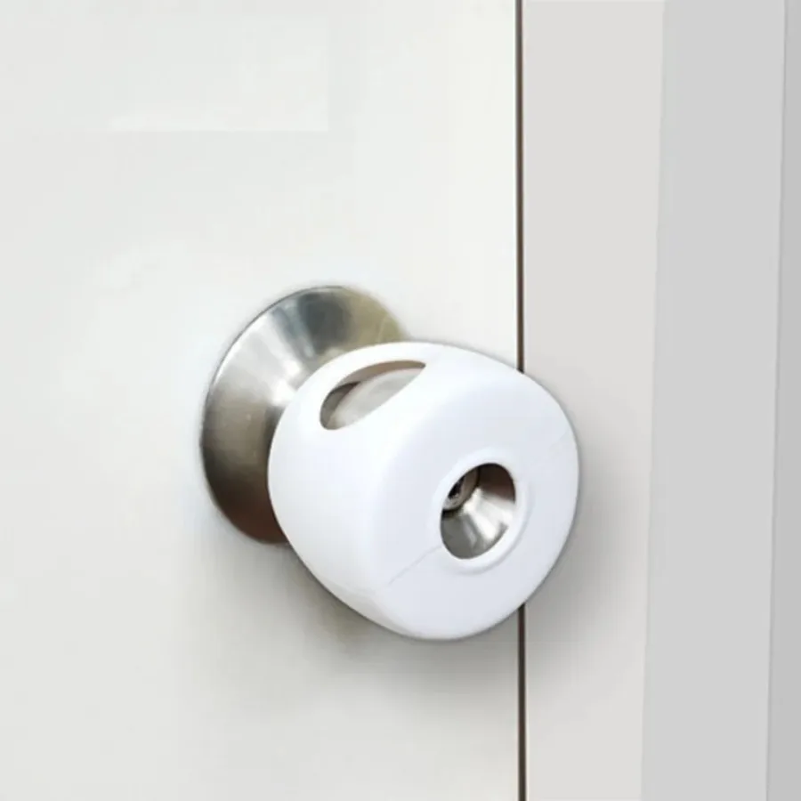 Door Knob Cover Doors Knob Dust Covers Nonslip for Household Kitchen Bathroom