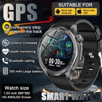 2025 New For OPPO Watch X2 Smart Watch GPS Sports Track Heart Rate Music Bluetooth Call IP68 Waterproof AMOLED Smart Watch 1