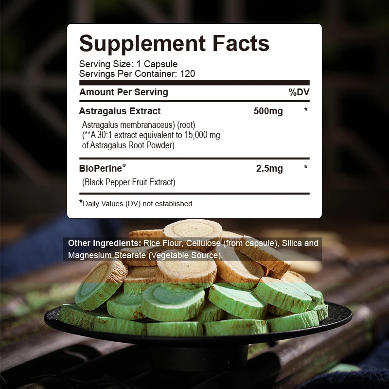 Astragalus Root-Supports Immune System and Cardiovascular Health, Aids Sleep and Relieves Stress