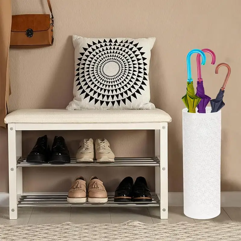 Modern Umbrella Stands Simple Metal Umbrella Storage Holder For Long Handle Folding For Porch Doorway