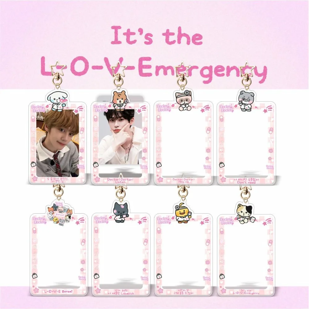 Kpop ZB1 Photocard Holder Zerobaseone Lomo Card Frame Keychain MATTHEW YUJIN Photo Card Storage Pendant RICKY JIWOONG Keyring 3