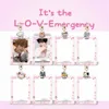 Kpop ZB1 Photocard Holder Zerobaseone Lomo Card Frame Keychain MATTHEW YUJIN Photo Card Storage Pendant RICKY JIWOONG Keyring 3