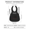 Black Stylist Apron Waterproof Hairdressing Coloring Shampoo Haircuts Cloth Wrap Hair Salon Tool 3