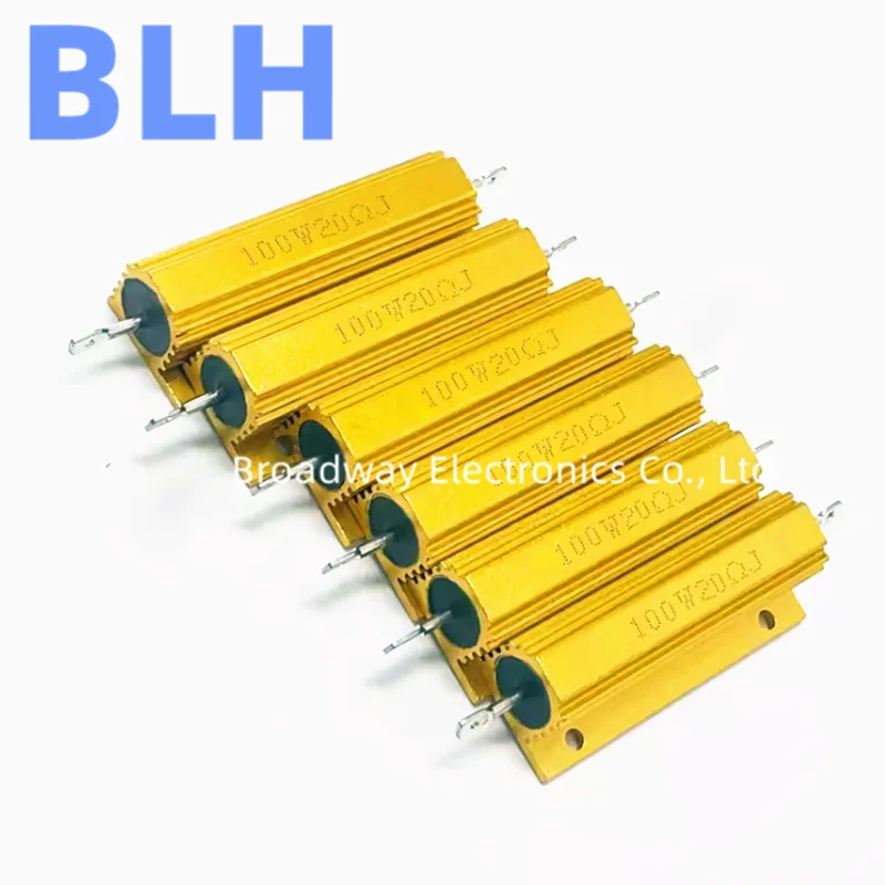 Full value 100W Aluminum Power Metal Shell Case Wirewound Resistor 0.01 100K 0.0 Full value 100W Aluminum Power Metal Shell Case Wirewound Resistor 0.01 100K 0.0