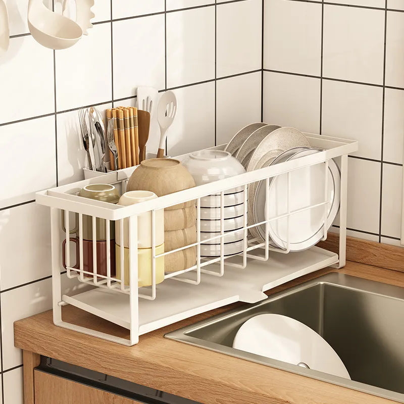 Kitchen Rack For Dish Bowl Narrow border Drain Rack Countertop