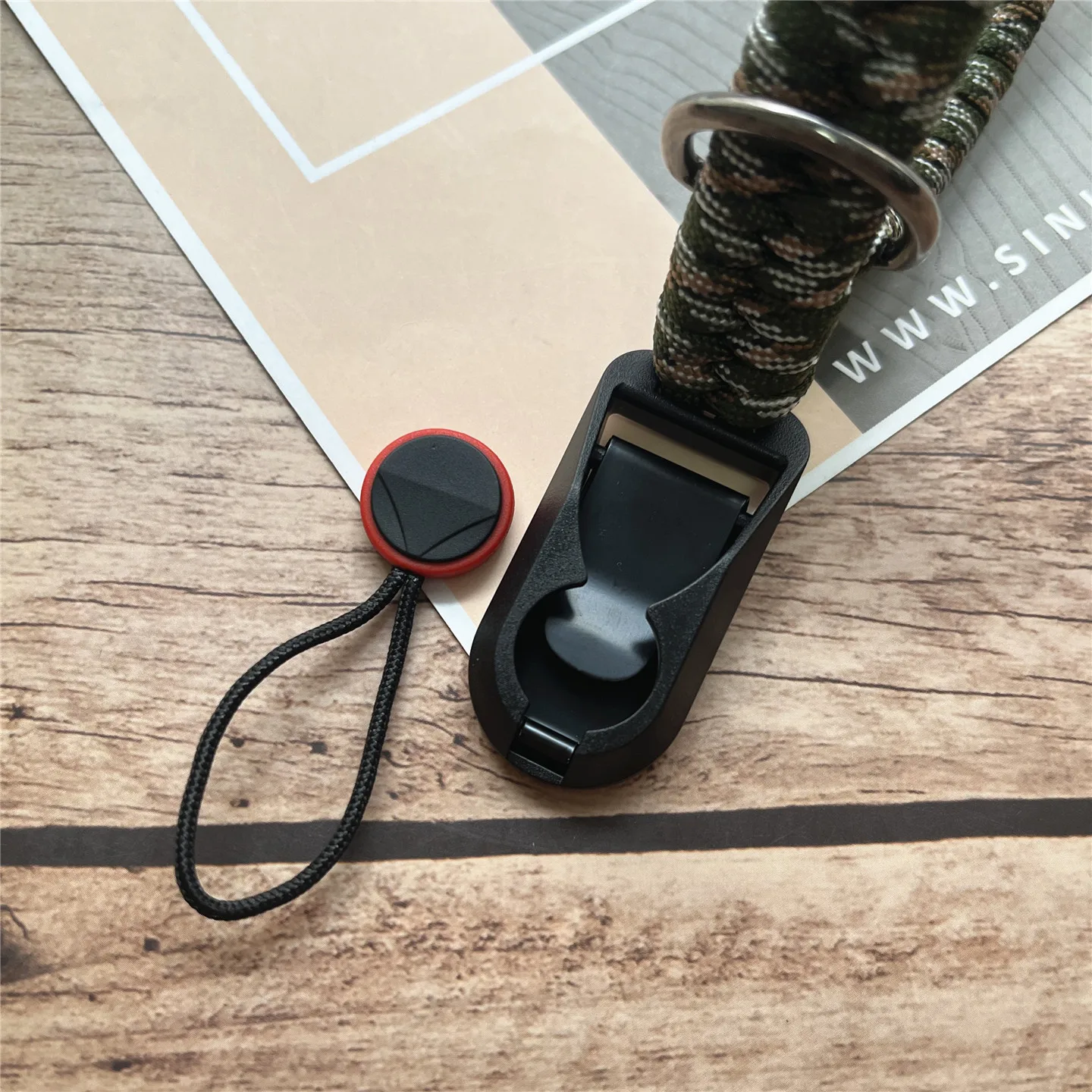 Handmade Portable Camera and Phone Wrist Strap with Anti-Lost Keychain Functionality