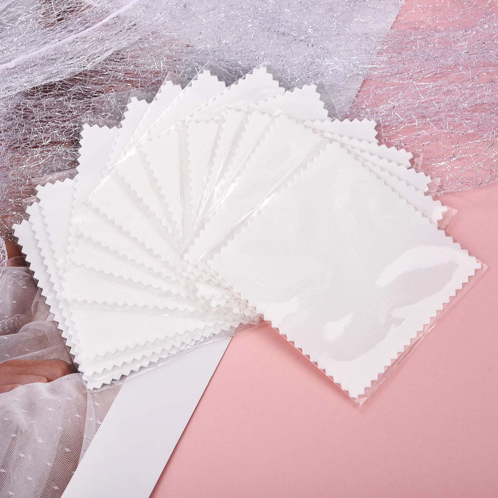 Silver Polishing Cloths - Anti-Tarnish, Reusable, Soft Wiping for Shiny Jewelry (50/10 Pack)
