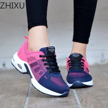 

2022 New Women Shoes Flats Fashion Casual Ladies Shoes Woman Lace-up Mesh Breathable Female Sneakers Zapatillas Mujer Size35-42