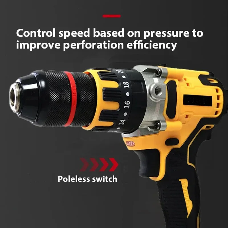 DeWALT 20V ͸   帱, 20 + 3 ũ 귯ø Ʈ ظ 帱, 13mm ô ũ ̹  