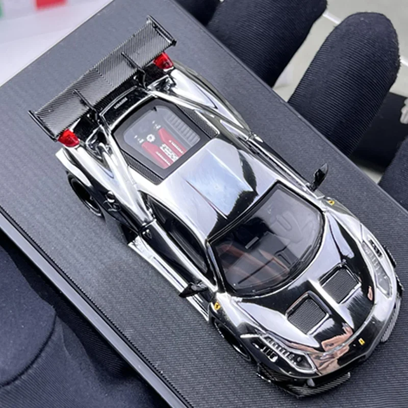 現品 LBWK Ferrari フェラーリ 458 GT 1/64 黒 ミニカー Star Model 1:64 Liberty Walk Ferrari 458 GT – Horizon Diecast