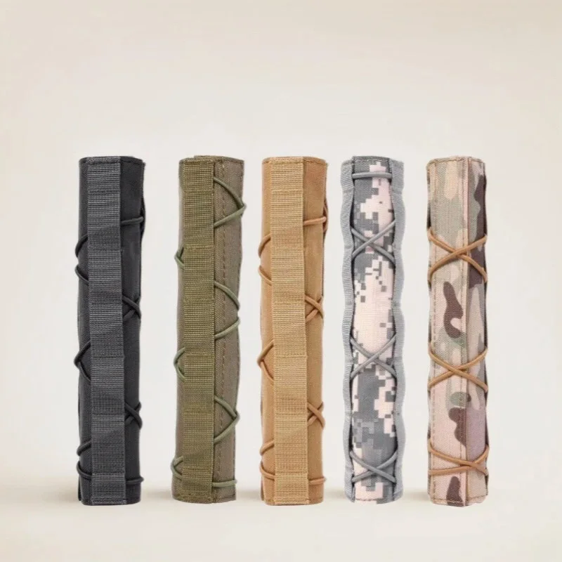 Airgun Silencer Protector DIZETION 5 Colors 22CM Shooting Suppressor Nylon Quick Release Bag