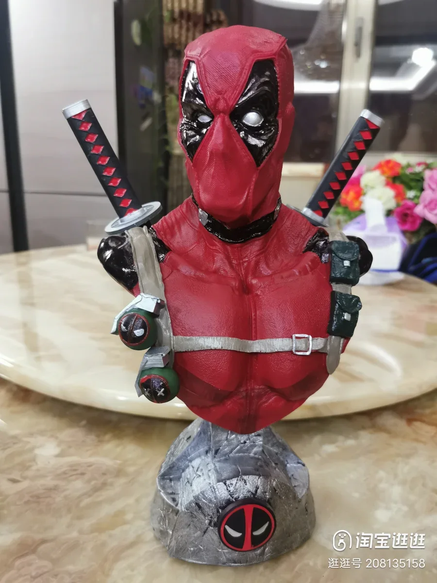 

Marvel Deadpool Collectible Figures The Avengers Animation Peripherals Ornaments Boys Toy Birthday Gift Model Marvel Doll Statue