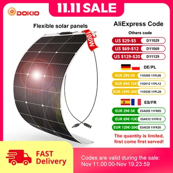 Dokio 18V 100W Flexible Solar Panel 1