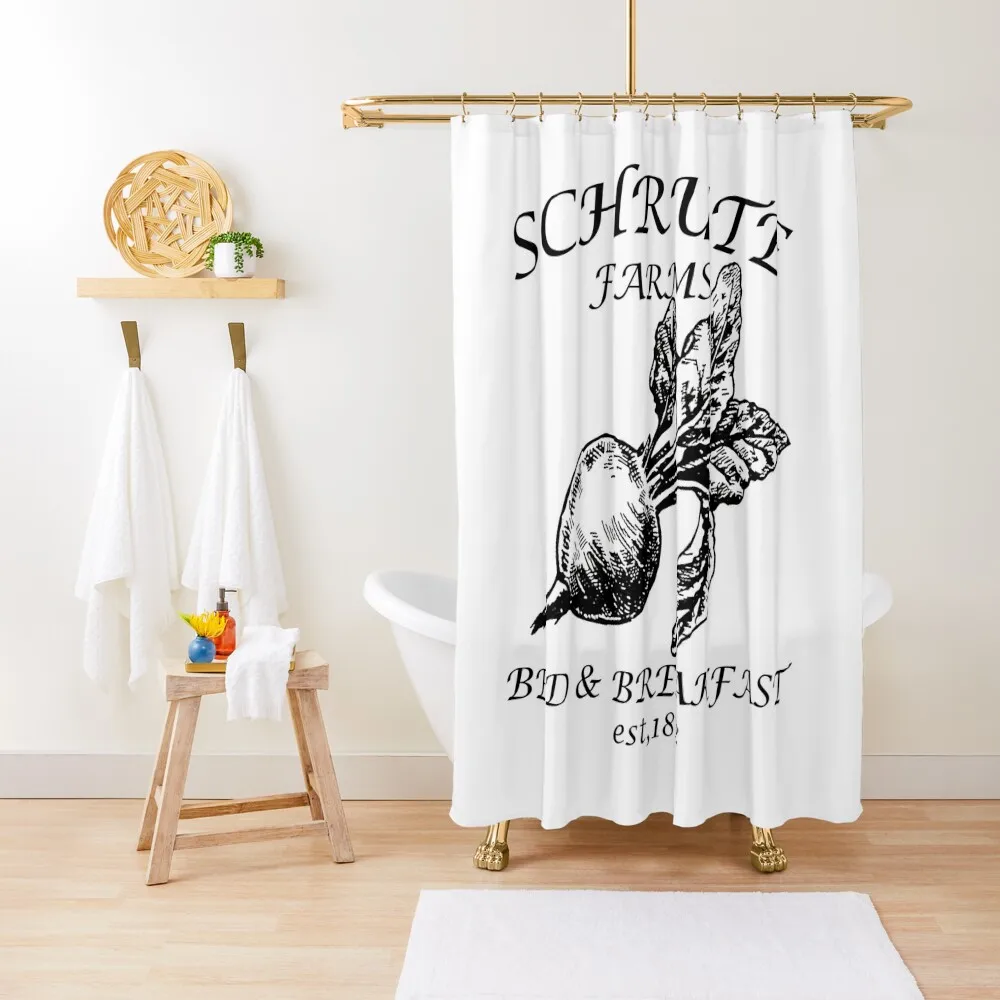 

Bed Breakfast Beets - Schrute Farms Shower Curtain For Bathroom Shower Curtain