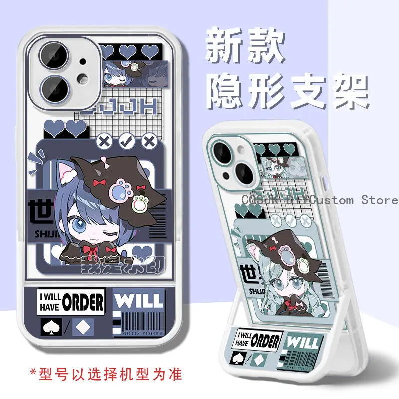 Vivid Character Phone Case with Holder - Durable & Stylish Protective Gift