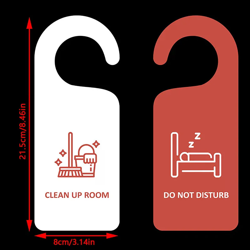 Do Not Disturb Door Sign Hanging Sign Shop Pendant Room Cleaning Double-sided Door Tags For Club Cafe Hotel